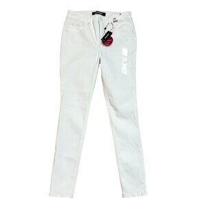 Express Size 6S 6 Short Skinny Denim Perfect Legging High Rise Jeans White NWT
